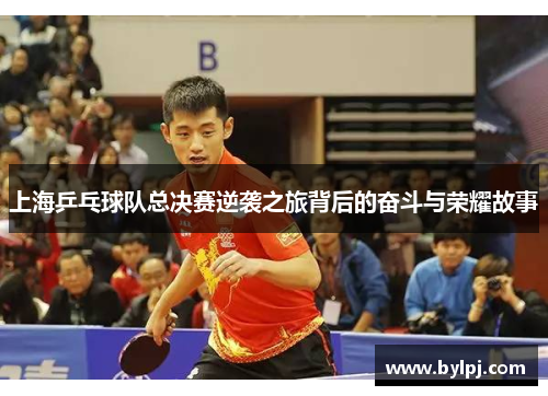 上海乒乓球队总决赛逆袭之旅背后的奋斗与荣耀故事